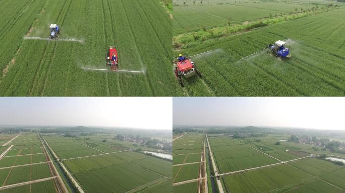 高科技农业灌溉农田