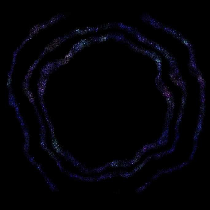 8K圆形粒子扩散圈