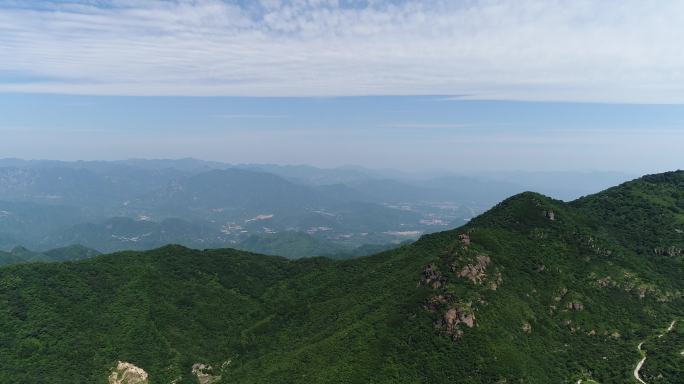 航拍4K茂密森林绿树青山