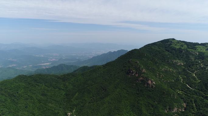 航拍4K茂密森林绿树青山