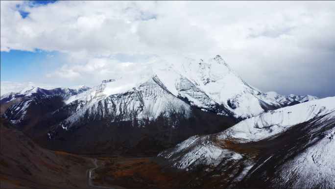 【4K】卡若拉冰川，卡鲁雄峰，枪勇冰川