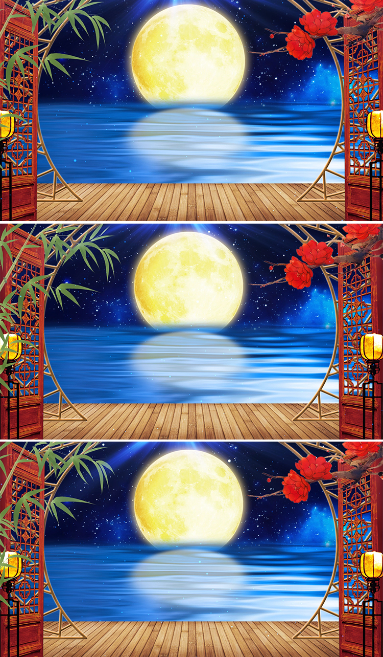 中国风古典古风舞台背景led视频素材