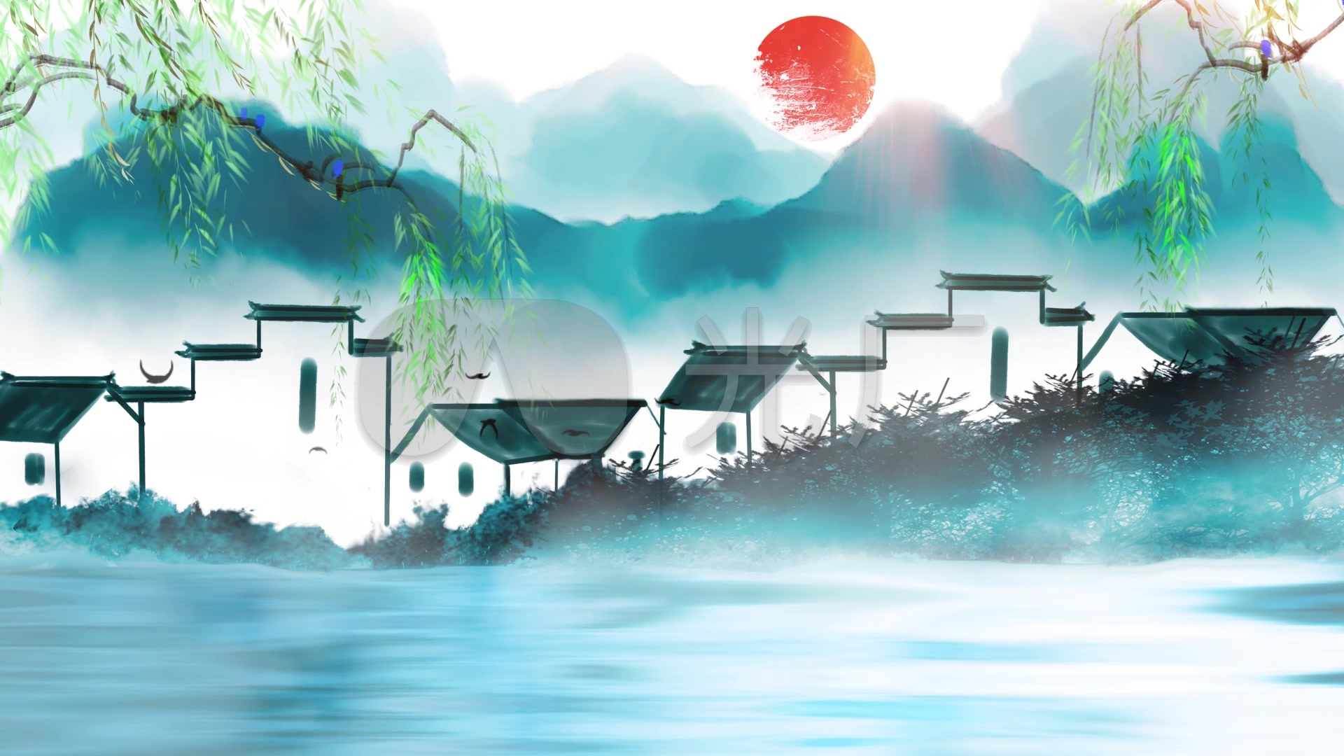 国风山水插画 |插画|商业插画|翰墨圣君 - 原创作品 - 站酷 (ZCOOL)