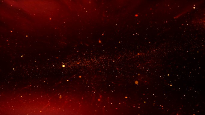 红色星空粒子背景