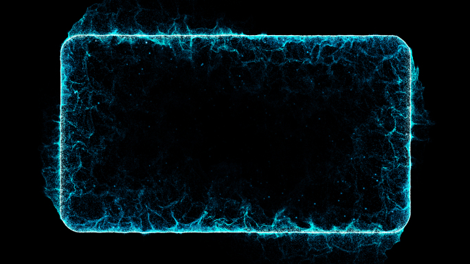 科技感粒子视频框（带透明通道）