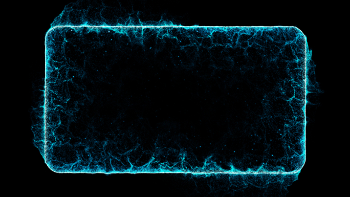 科技感粒子视频框（带透明通道）