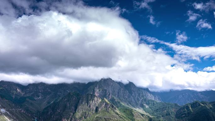 4K超清喜马拉雅山脉延时、航拍