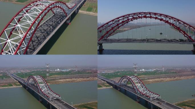 4K蚌埠淮河长淮卫桥