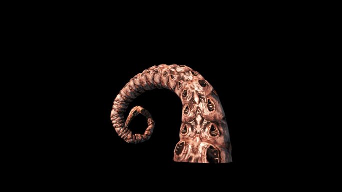 章鱼八爪鱼动画巨型生物九尾狐