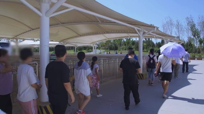 【原创】4K·雄安市民服务中心摆渡车站
