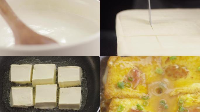 3K美食素材客家菜酿豆腐