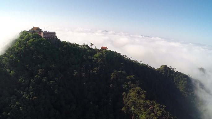 景忠山云海