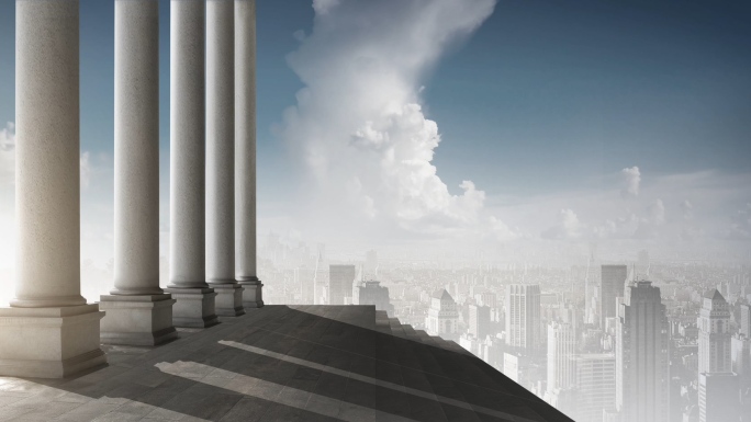 4K高端建筑光影变化视频素材