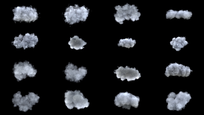单帧云_9种形态X18个渲染机位