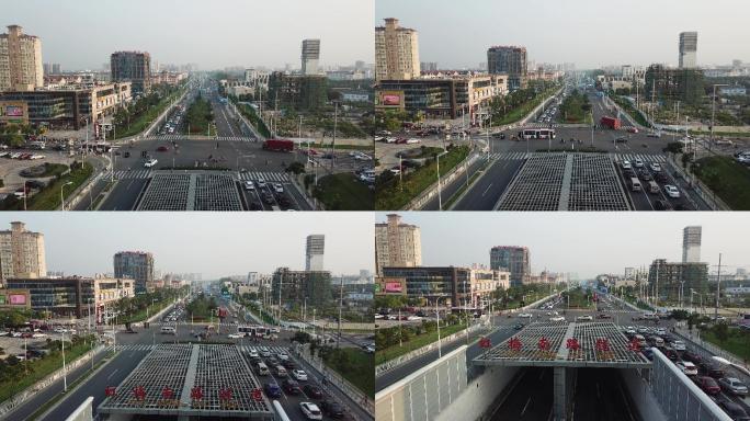 4K原素材-上海虹梅南路隧道