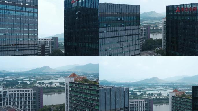 4k航拍-深圳联合金融大厦