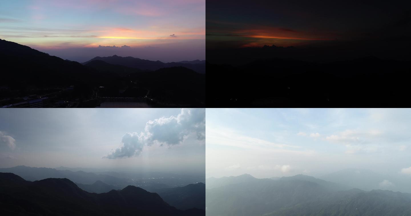 云丹山最新风光4K清晨航拍