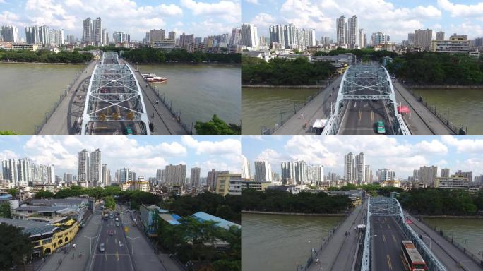 海珠桥4K航拍