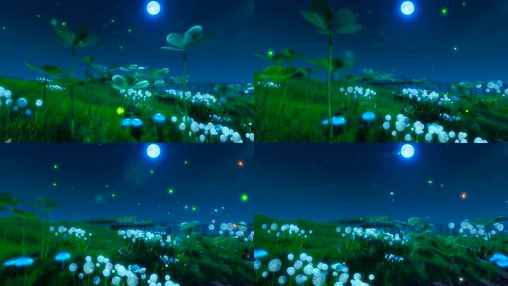 4k壁纸夏夜田野萤火虫 3840x2160 高清视频素材下载 编号 舞台背景 Vj师网www Vjshi Com