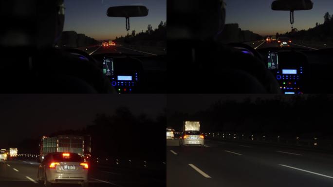 【原创】4K·夜间导航开车