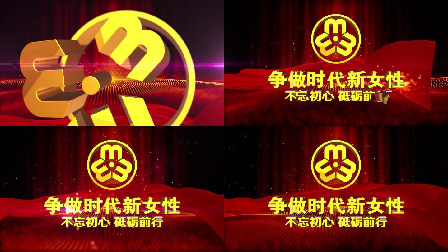 黨政婦聯片頭AE模板