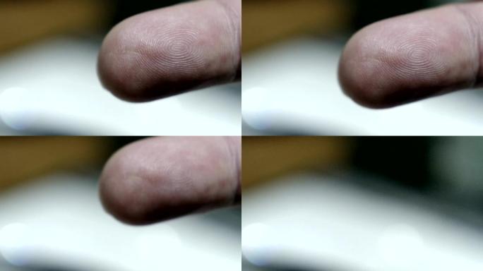 手指指纹手指头纹理手纹食指