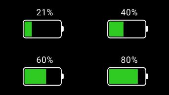 电池百分比充电4k(带通道)