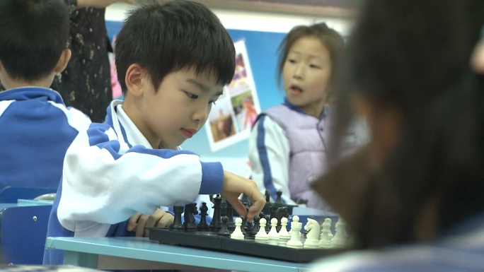 校园小学生趣味课堂国际象棋围棋