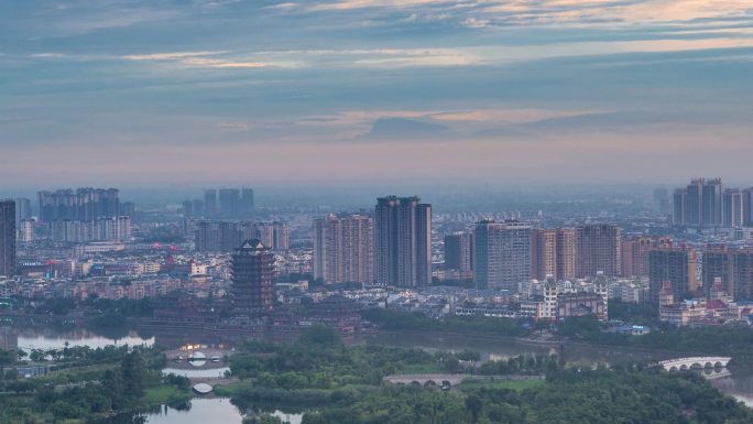 眉山远景楼峨眉山延时