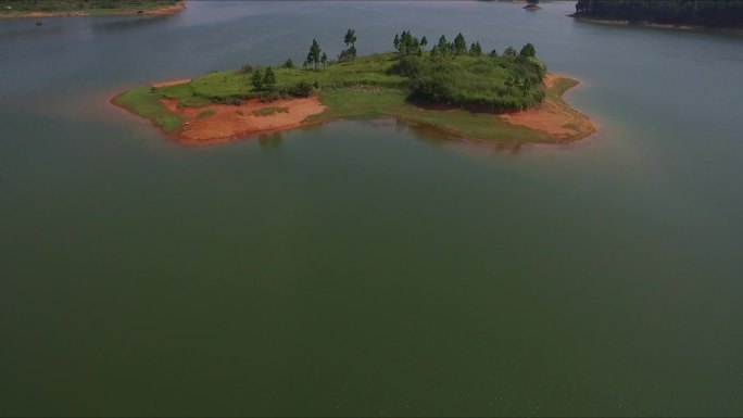 水库中型水库水库航拍水面水资源