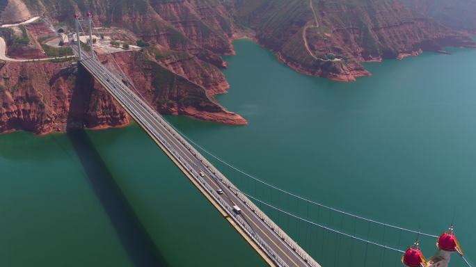刘家峡大桥4K航拍