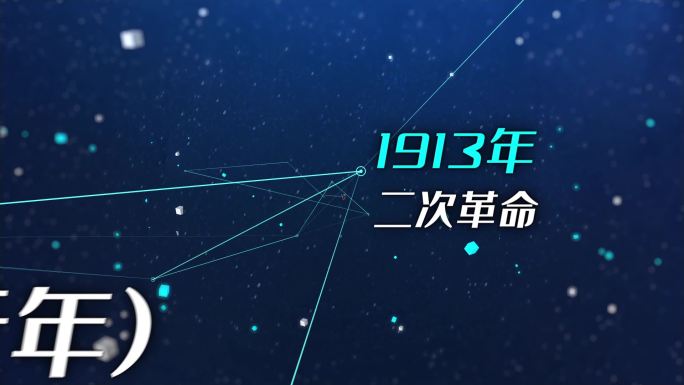 【原创】发展历程点线时间轴展示