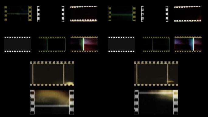 8款4K电影胶片特效元素素材视频