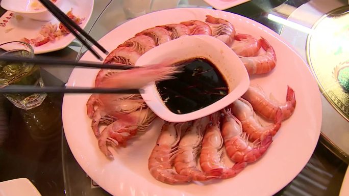 美食大虾海鲜