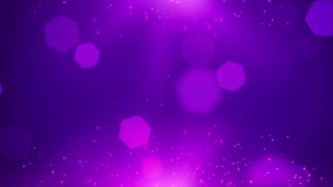 唯美紫色光斑粒子背景循环