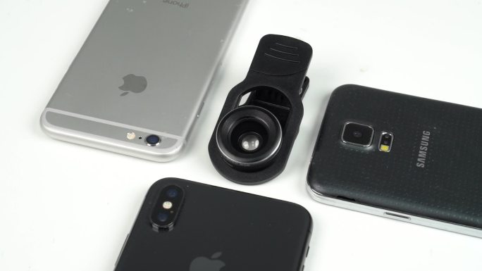 旋转展示手机背面苹果三星iPhone镜头