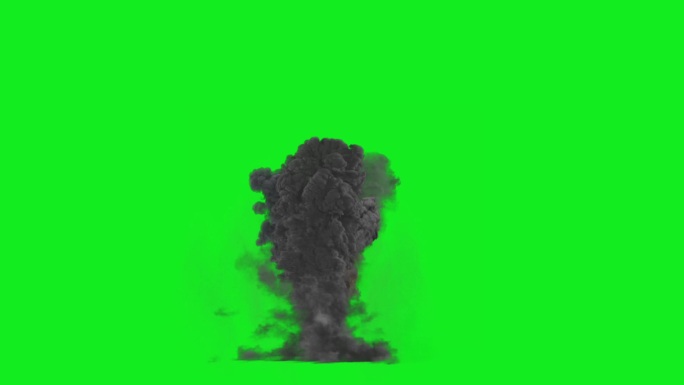 绿屏抠像爆炸效果