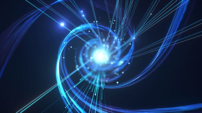 【原创】蓝色科技粒子logo演绎AE