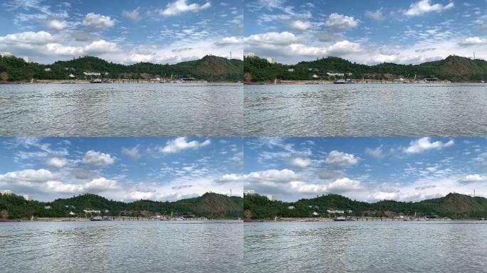岷江上的蓝天白云24慢镜头（1080P）