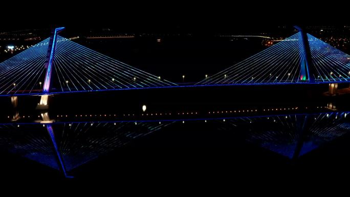4K鄂尔多斯康巴什大桥延时摄影