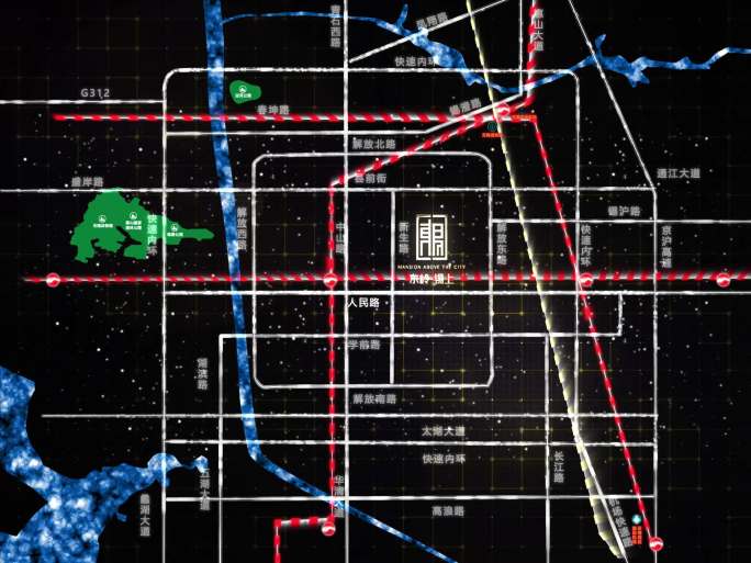 VR科技动态粒子炫酷区位