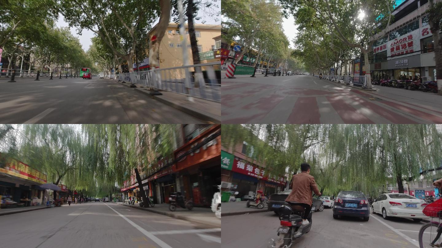 4K-原素材-临汾街道街景