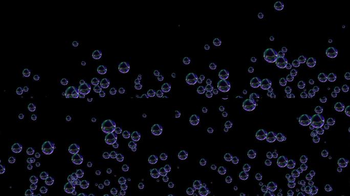 4K水滴珠气泡透明通道素材