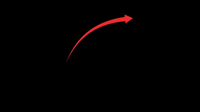 10组常用红色箭头增长通道