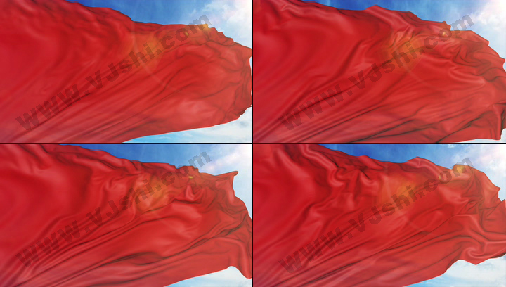 4K红旗（无缝循环）