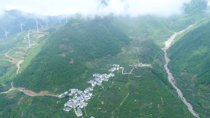 汉源雅安汉源航拍花椒基地