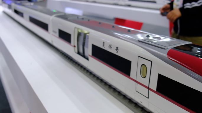 高铁模型高铁高速列车复兴号中国造