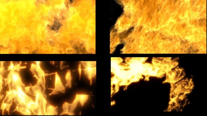 10款火焰燃烧转场动画特效元素