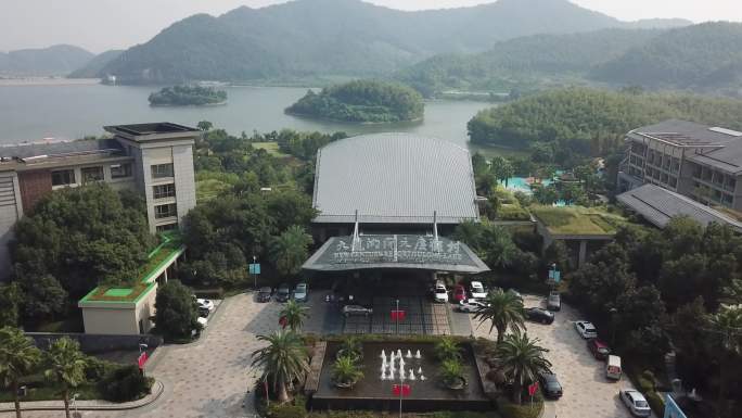 宁波九龙湖度假酒店航拍