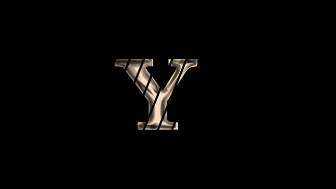 Y字母logo动画排版设计